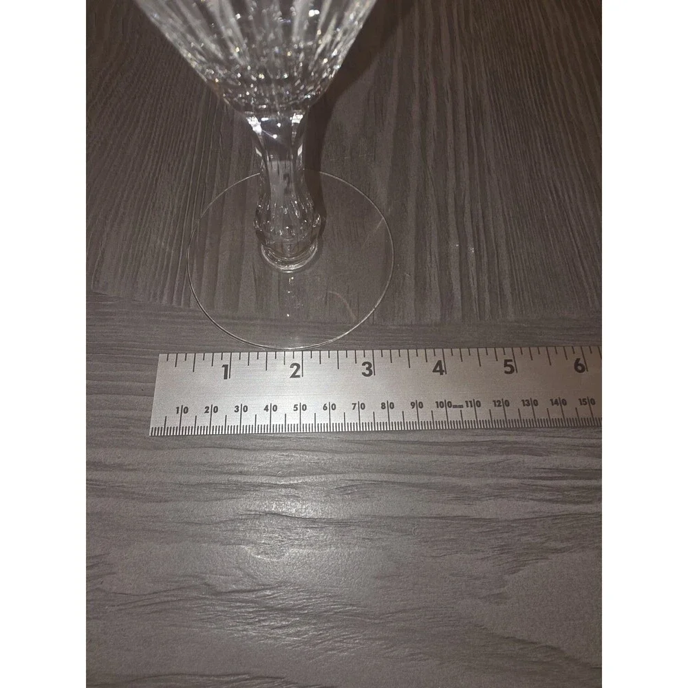 Vintage Set Of 8 Seneca 164-1 Water/Wine Glasses 7" Tall - Picture 5 of 7